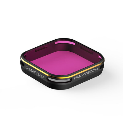 

PGYTECH GoPro Hero 65 Sports Camera Deep Sea Diving Camera Filter Accessories Original Waterproof Shell Edition - Deep Dive Set Red Magenta Snorkeling
