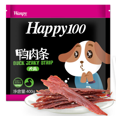 

Naughty Wanpy Meat Meat HAPPY100 Pet Snack Dog Snack Meat Meat Bone Teeth Cleanser Chicken Seeds 400g