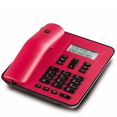 

Motorola (Motorola) CT310C Веревка фиксированной телефонной линии Caller ID без батареи в европейском стиле моды большой экран проводной домашний офис бизнес стационарный (белый)