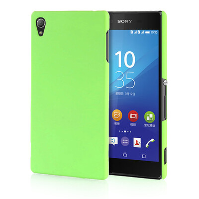 

MOONCASE Hard Rubberized Rubber Coating Devise Back ЧЕХОЛ ДЛЯ Sony Xperia Z4 Green