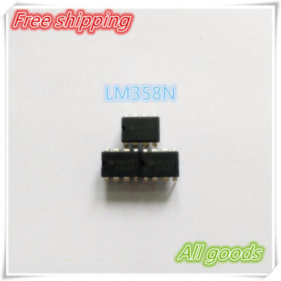 

Free Shipping100pcs LM358 LM358N LM358P DIP8 integrated circuits