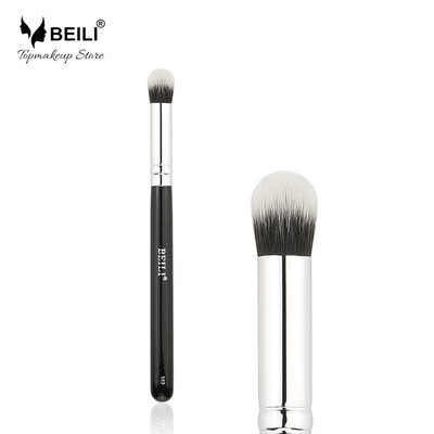

BEILI 142 Ätherisches Rose Goldene Ferrule Runde shapeSoft Kunsthaar Concealer Buffer Makeup Pinsel