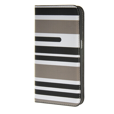

MOONCASE чехол для Samsung Galaxy S6 Stripe spell color Flip Wallet Card Slot Stand Pouch Leather Cover