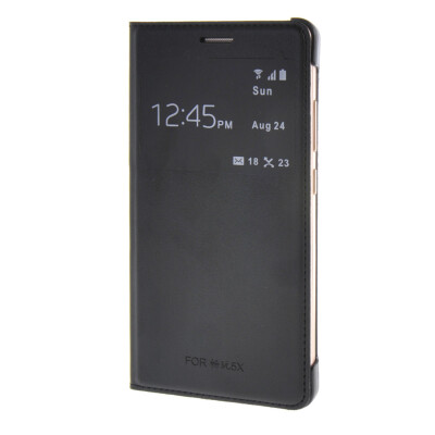 

MOONCASE Window View Design Slim Flip Leather Case Cover for Huawei Honor 5X Play (5.5