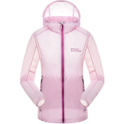 

Elmont ALPINT MOUNTAIN outdoor UPF40 + skin clothing men and women thin sunscreen spring and summer breathable anti-UV skin coat sunscreen 640-106 sky blue M