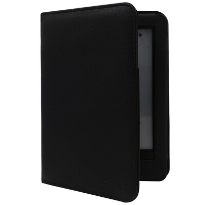 

Muyang New Kindle e-book protective cover 499 version of litchi pattern sleep MY-NT01 black (with high-definition film