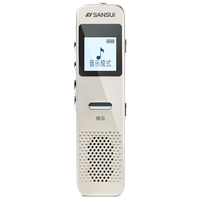 

Пейзаж (sansui) H-601 золотой 8G профессиональный микро-HD дистанционное шумоподавление портативное записывающее перо обучение / конференция для воспроизведения MP3