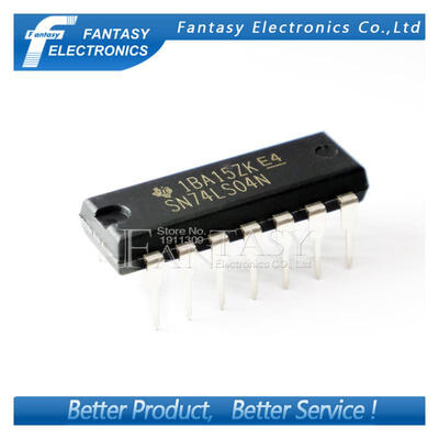 

20PCS SN74LS04N DIP14 SN74LS04 DIP 74LS04N 74LS04 new and original IC free shipping