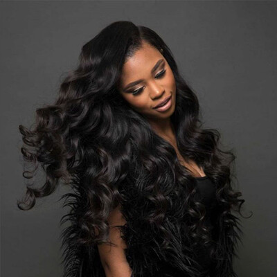 

Top Quality No Tangle Unprocessed 8A 130 Density Brazilian Hair Loose Curl Wave Full Lace Wig