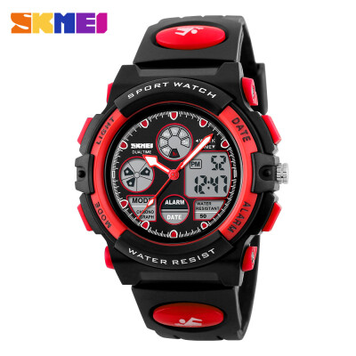 

Mens Dual Time Zones Analog-Digital Alarm Chrono Light Sports Watch