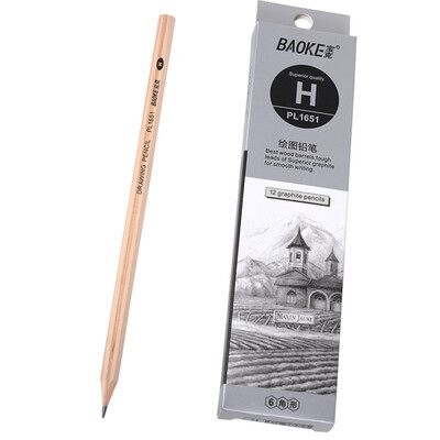 

BAOKE BAOKE PL1652 office drawing pencil drawing sketch pencil graffiti 2H 12 support