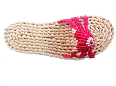 

Summer ladies handmade sandals Corn leather sandals Slippers Flip-flops Casual shoes