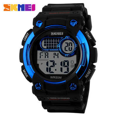 

Mens Fashion Sporty Design LCD Screen Digital Waterproof Wrist Watch