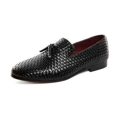 

JUQI Business Men Oxford Genuine Leather Shoes