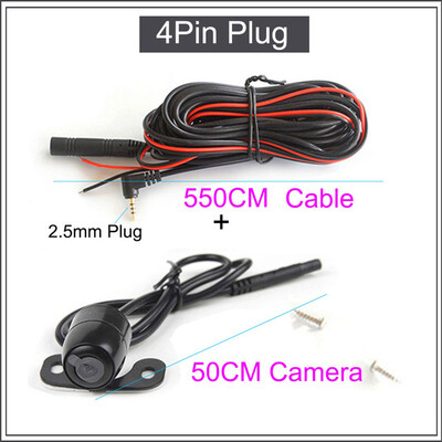 

003 DVR HD Night Vision Back Camera For Car IP67 Waterproof back Cam for Dual Lens Car DVR 4 Pin Video Driving Recorder