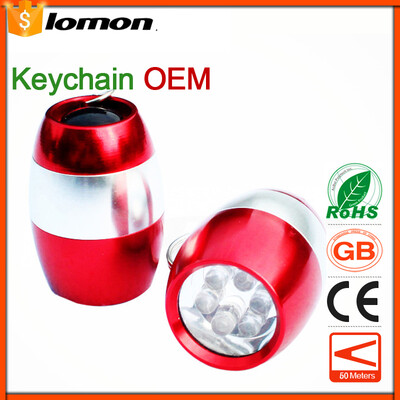 

Mini LED Portable Flashlight camping Key chain Handy Pocket Torch 6 LED Lights key Ring Keyring Torch Camping Carabiner