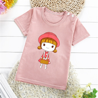 

2018 Cotton Kids T-Shirt Children Summer Short Sleeve T-Shirts For Boys Girls Clothes Baby Boy T Shirt Toddler Tops