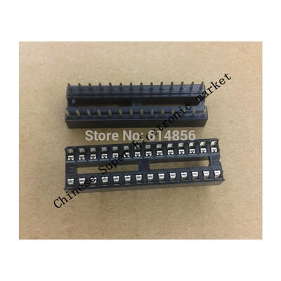 

20pcs 28 Pin DIP SIP IC Sockets Adaptor Solder Type Narrow