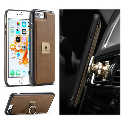 

Samsung Galaxy S8S8 Plus Luxury Leather Commerce Multi-function Vehicular ring Protection Cover Phone case