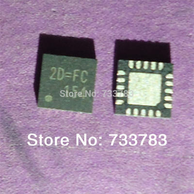 

5pcs/lot RICHTEK RT8230CGQW RT8230C (2D=FC 2D=EF 2D=...) QFN-20 Dual-Channel Synchronous DC/DC Step-Down Controller with 5V/3.3V LDOs