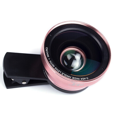

Beimeixing outdoor mobile phone lens wide angle fisheye macro multifunction mobile phone lens BMX050M rose gold