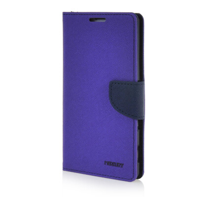 

MOONCASE Cross pattern Leather Wallet Flip Card Slot Pouch Stand Shell Back Case Cover for Sony Xperia T3 Purple