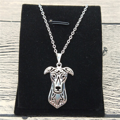 

New Greyhound Necklace Trendy Style Greyhound Pendant Necklace Women Pet Jewellery Fashion Animal Dog Jewellery