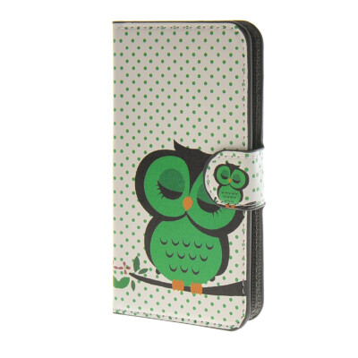 

MOONCASE Owl style Leather Side Flip Wallet Card Slot Stand Pouch чехол для LG Leon 4G LTE / C40 a13