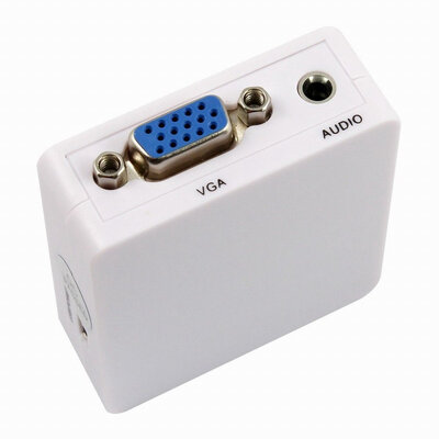 

Yixiukeji Mini VGA Audio to Hdmi Composite LCD 1080p Hd TV Video Converter Adapter for Pc