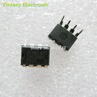 

10PCS/Lot AT24C04 24C04 24C04BN DIP-8 IC Chip New Original Wholesale Electronic