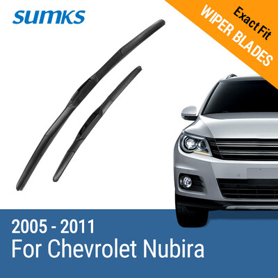 

SUMKS Wiper Blades for Chevrolet Nubira 22"&16" Fit Hook Arms 2005 2006 2007 2008 2009 2010 2011