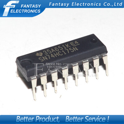 

50PCS SN74HC175N DIP16 SN74HC175 DIP 74HC175N 74HC175 new and original IC free shipping