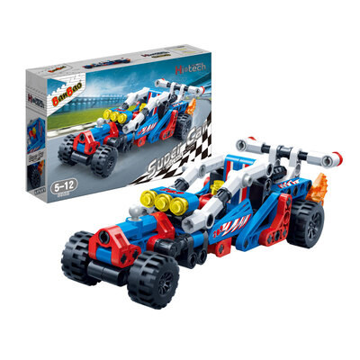 

BanBao 6968 Pull-Back Car Building Blocks Set