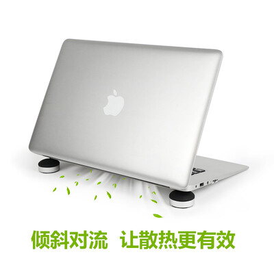 

Times Square Laptop Cooler Macbook Notebook Stand Portable Cooling Round Aluminum Alloy Floor Stand Bracket Feet