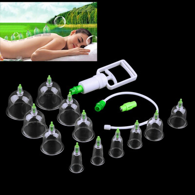 

Китайский Большая медицинская Здоровый Уход за телом 12Cups Kit купирования терапии Кубки