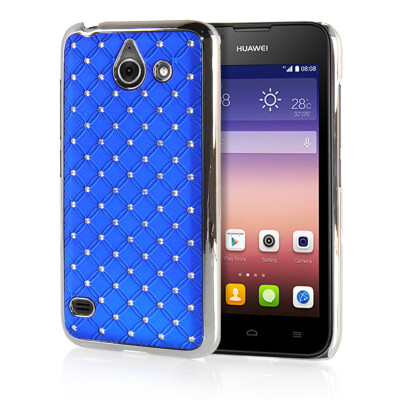 

MOONCASE Hard Chrome Plated Star Bling Back ЧЕХОЛ ДЛЯ Huawei Ascend Y550 Blue