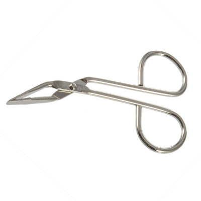 

Scissors Flat Tip Eyebrow Tweezers Clamp Clipper Eyebrow Handled Removal