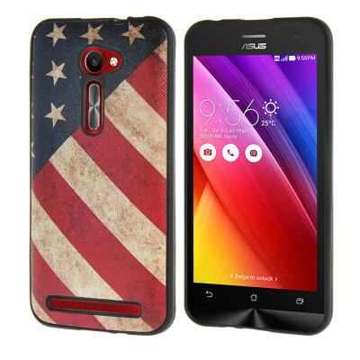 

MOONCASE чехол для Asus Zenfone 2 ZE500CL ( 5.0 inch ) Pattern series Flexible Soft Gel TPU Silicone Skin Slim Durable Cover