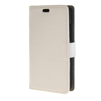 

MOONCASE Litch Skin Leather Card Slot Wallet Bracket Back чехол для Huawei Ascend Y360 White