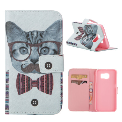 

MOONCASE ЧЕХОЛ ДЛЯ Samsung Galaxy S6 Flip PU Leather Fold Wallet Card Slot Kickstand Back [Pattern series] /a10