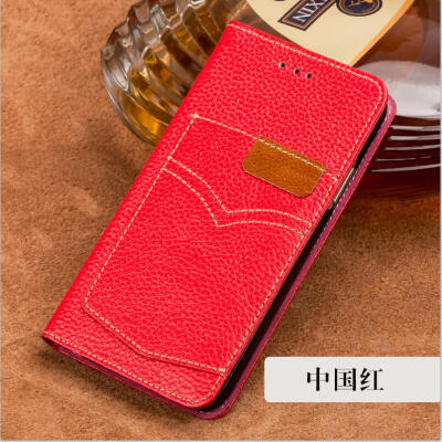 

Genuine Leather flip Case For Samsung S6 S7 S8 Plus Note 8 Cowboy card slot Wallet Phone Cover