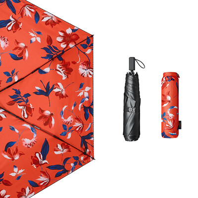 

Banana BANANAUNDER Rosa series sun umbrella ultra light black plastic sunscreen umbrella Danfeng Bailu