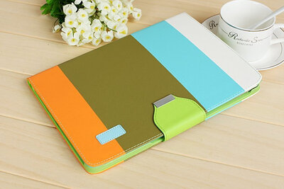 

MITI-PU Leather Tablet Flip Case For iPad 5 Air Hit Contrast Painting Smart Stand Protective Cover Shell Skin