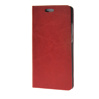 

MOONCASE Leather Side Flip Wallet Card Holder Stand Shell Pouch ЧЕХОЛ ДЛЯ Huawei Ascend P8 Red