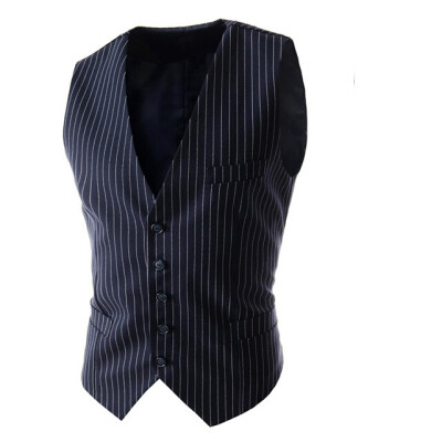 

Zogaa New Men's Vest Casual Single-breasted Slim