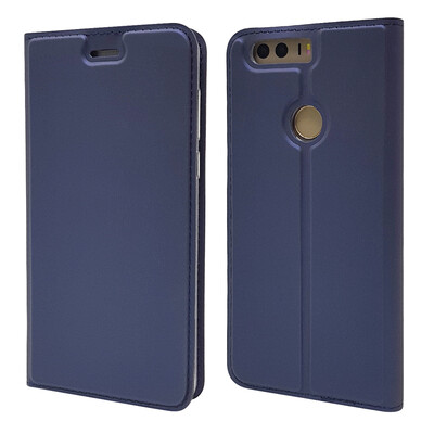 

Роскошный чехол Кошелек для HUAWEI Honor 8 Высококачественная искусственная кожа с флип-крышкой Kickstand Anti-shock Full Protection