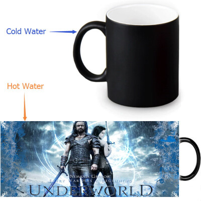 

Underworld 350ml12oz Heat Reveal Mug Color Change Coffee Cup Sensitive Morphing Mugs Magic Mug Milk Tea Cups