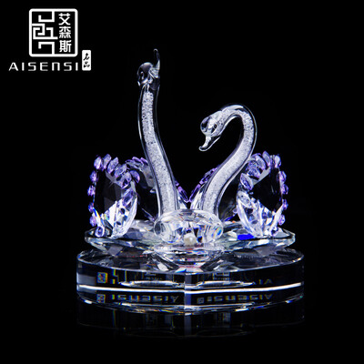 

AISENSI car perfume car perfume seat swan crystal ornaments Yang Tian Gao Ge purple
