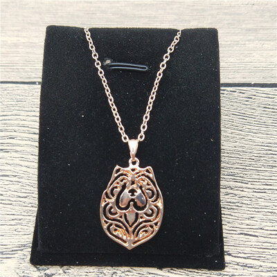 

New Chow Chow Necklace Trendy Style Chow Chow Pendant Necklace Women Fashion Pet Jewellery Animal Dog Jewellery