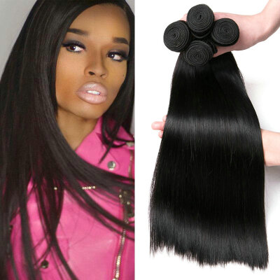 

CLAROLAIR Hair Straight Brazilian Virgin Hair 4 Bundles 7A Brazilian Virgin Human Hair Straight Rosa Hair Products Brazilian Hair